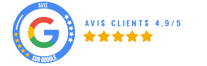 Avis Google clients 4,9 sur 5